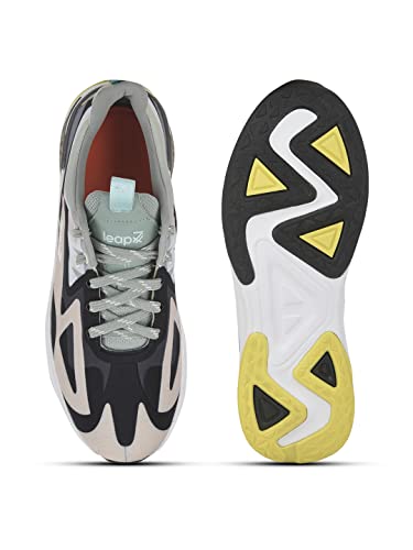 Image of Liberty Leap7X Hanover-1 Men Sports Lacing Shoes with Lycra Upper | EVA Sole | Comfortable & Lightweight | Quick-Wear Elastic Laces | Padded Foam Insole | Running, Gym & Outdoor Activity
