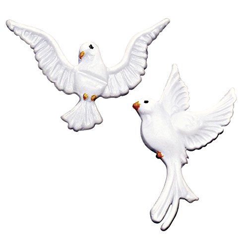 Rayher Hobby Rayher Wachsmotiv Taube, bemalt, weiß, nicht...