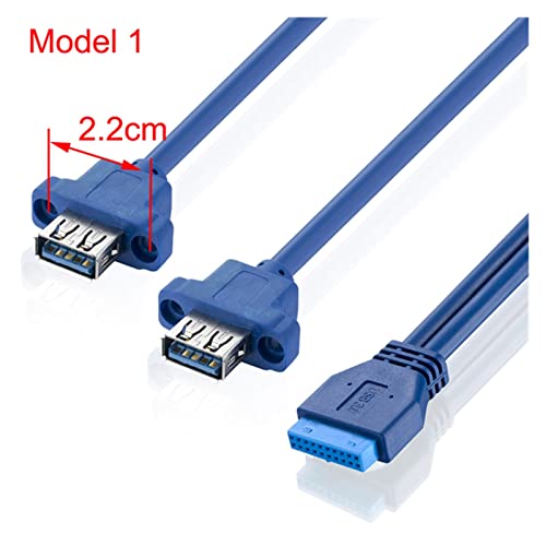 }U[{[h 20Pin - fA USB 3.0 X f[^ P[u lW pl }Eg tHC+ґg 50cm 75cm(0.5m,Model 1)