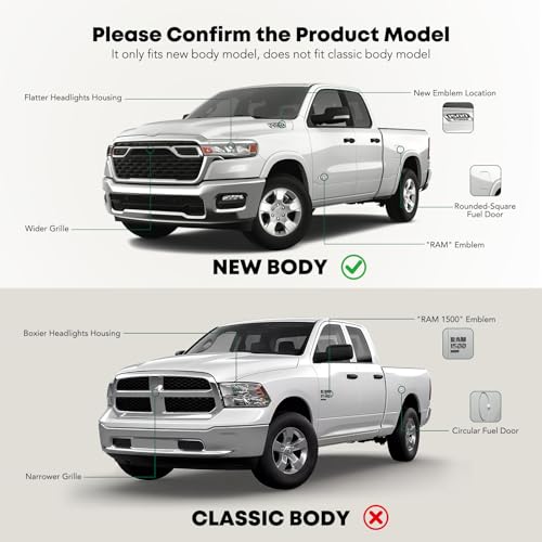 Estribos laterales 4 pulgadas para Ram 1500 2019-2026 miniatura 3