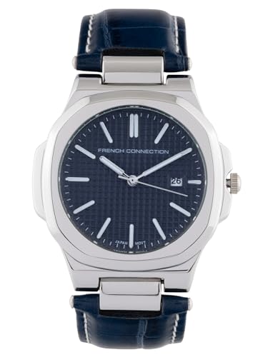 French Connection Analog Blue Dial Mens Watch-FCB2UL (B0D78L7WKP) Amazon Price History, Amazon Price Tracker