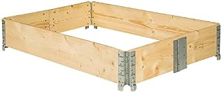 TecTake Raised vegetable garden bed frame foldable planter grow gardening 120x80x19cm - different quantities - (1x Raised bed | no. 402270)