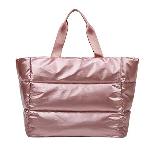 Reise Seesack Tote Weekender Tasche Reisetasche Gepäck auf Sport Tasche Sporttasche für ; Frauen, Rosa Cover