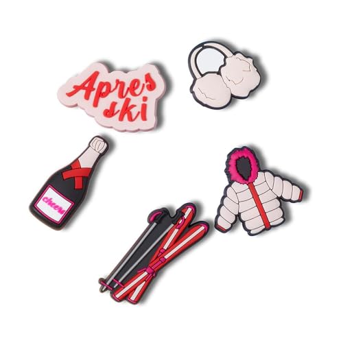 Jibbitz ski kit girls pack 5 single - Un, Plastic