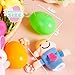 JOYIN 24 Pcs Easter Eggs Filled with Finger Puppets, Prefilled Egg with Cartoon Animal Puppets for Kids Easter Hunt, Basket Stuffers Fillers, Party Favors and Classroom Prize Supplies