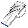Qkiloasho USB Stick 982GB, Metal Shell USB 3.0 Flash Drive with Keyring, Portable Design USB Memory Sticks, Large Storage Thumb Drive 982GB, Memory Stick for Mac/Computer/Laptop/PC