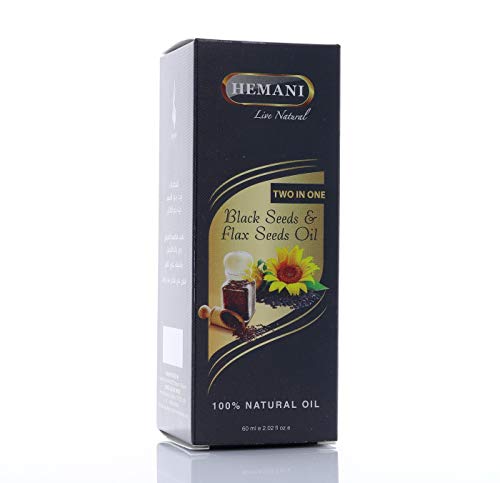 Hemani Black Seed & Flax Seed Oil 60Ml (2 Fl Oz) #TOP1