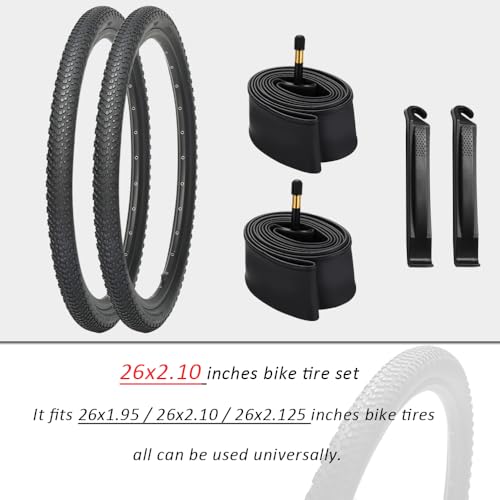 26/27.5/29×2.10 inch Mountain Bike Tire Set 2 Pack
