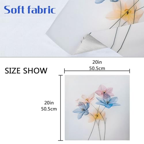 Servilletas de tela multicolor 20x20 pulg pack 6 miniatura 6