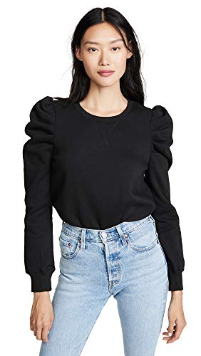 Rebecca Minkoff Women's Janine Sweatshirt, Black, X-Large