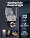 ZOSI C296 4K 8MP Plug-in Wired WiFi PT Security Camera Outdoor, Pan/Tilt Camera with AI Person Vehicle Face Detect, Color Night Vision, 2-Way Talk, Siren Alert, Memory Card Storage