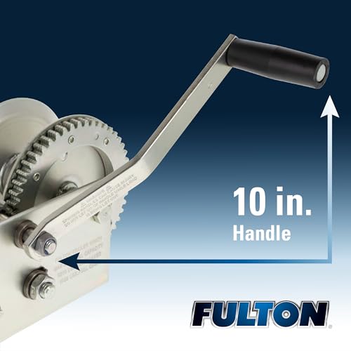 Fulton 142415 Dual-Speed-Seilwinde mit 5,8 m Gurt, 1179 kg, Kapazität, 1 Stück