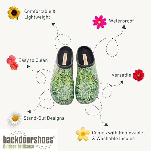 Image of Backdoorshoes Waterproof Premium Garden Clog Shoes for Women with Arch Support