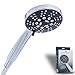 Produktbild Sparduschkopf mit Schlauch 1,5M Duschkopf-ALPHA BX- wassersparender Duschkopf .Duschkopf wassersparend,energiesparende Handbrause .Antikalk-Funktion. 5 Strahlarten Activation.