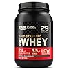 Optimum Nutrition Gold Standard 100% Whey Proteine in Polvere con Proteine Isolate ed Aminoacidi per la Massa Muscolare, Doppio Cioccolato, 29 Porzioni, 899 g, il Packaging Potrebbe Variare