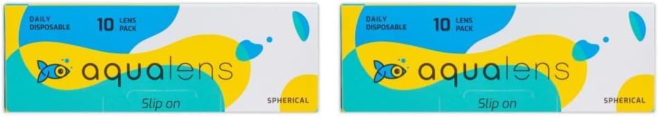 Aqualens Daily Disposable Contact Lenses (-4.50, 10 Lenses) (Pack of 2)