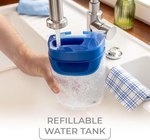 image for O-Cedar H2prO Flat Mop System with 2 Mop Head Refills | Quick Cleaning