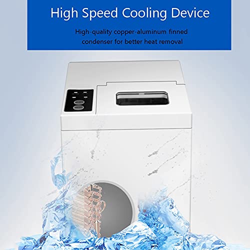 Máquina para hacer hielo portátil para mostrador miniatura 7