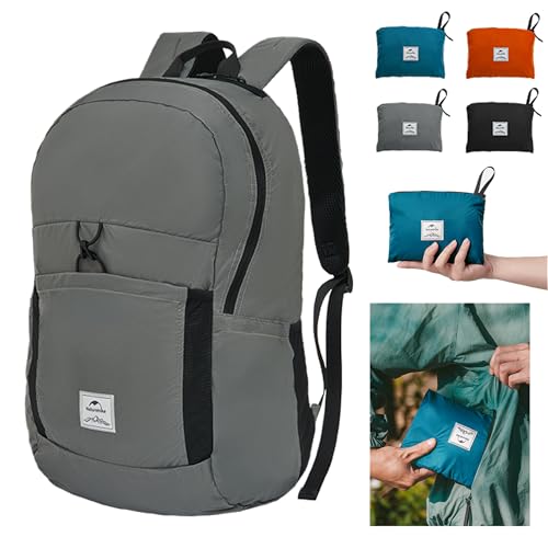 Naturehike oRbN ܂ 25L/30L ܃z[Xp hPU2000mm+ y ϖՐ AEghA oR Y [fBX e (30L, O[)