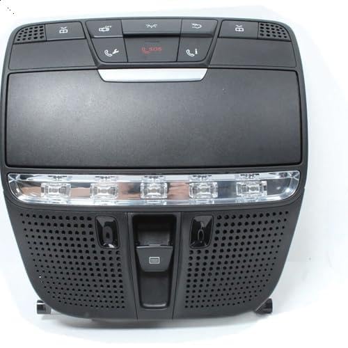 Car Reading Light Sunroof Switch for Mercedes Benz 205 C180 C200 C260 C300 C63 0009008407,Car Interior Overhead Console Dome Light Reading Lamp Sunroof Switch Parts.,B-Beige(Normal/A-Black)