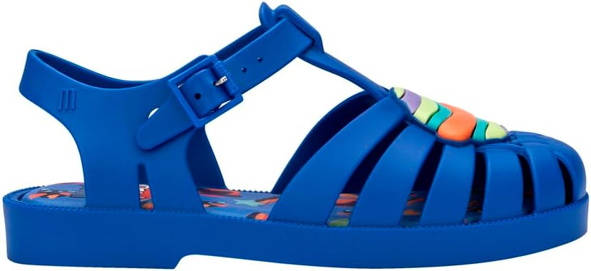 mini melissa Possession Fisherman Jelly Sandal for Toddlers and Girls – Adjustable Buckle Summer Sandals, Waterproof, Bubblegum Scent, Comfortable Beach, Play and Dress Shoes for All Day Wear