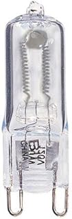10 Pack 100 Watt T4 G9 Base 120 Volt 2900K 2000 Hour Clear Halogen Lightbulb