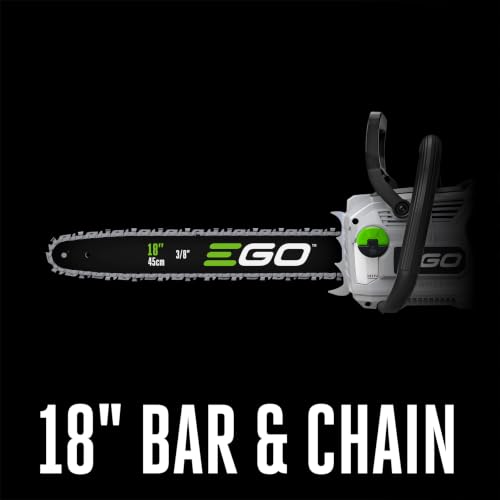 Image of EGO POWER+ Chain Saw, 18 inch Battery Powered Chainsaw with Battery - CS1815