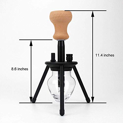 BGSFF Shisha, Shisha im Stativstil, Glasmaterial, Shisha für Rauchbecher, die leicht zu Hause zu tragen ist, Autos und… – Bild 7