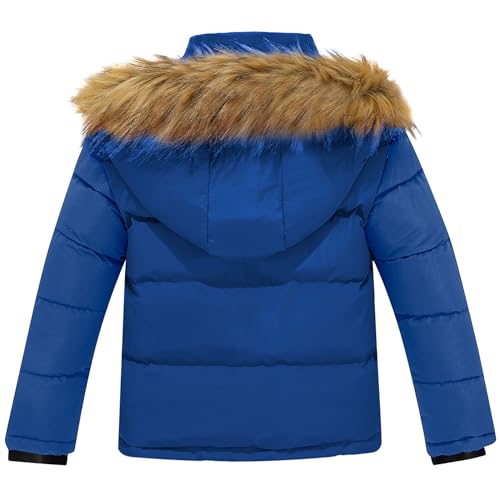 FARVALUE Boys Water Resistant Winter Coat Warm Quilted Puffer Jacket Hooded Parka Thicken Down Jacket for Boys2