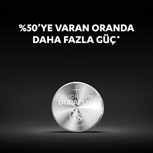 Duracell lithium-knoopcelbatterij. Type 2016 2er Pack metallic - Afbeelding 6