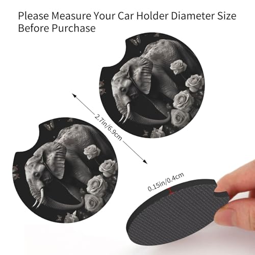 Portavasos para carro 2 piezas, resistente y antideslizante miniatura 2