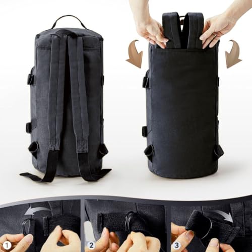 Image of KARRIER Denim Travel Backpack | Multipurpose Duffle, Trekking, Camping, Cycling, Tourist & Tactical Rucksack for Men & Women