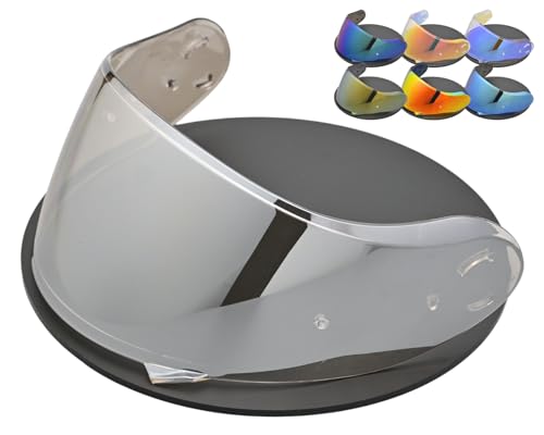 Compatible with SHOEI Neotec 2 Helmet Visor Replacement Neotec 2 CNS-3 Motorcycle Helmet Face Shield UV Protection Anti-Scratch (Clear Silver)