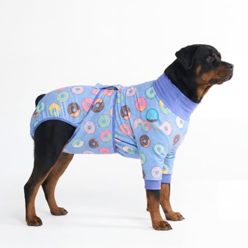 Image of Spark Paws Dog Recovery Suit - Surgical Onesie After Surgery, Male & Female | Full-Body & Belly Coverage Post Spay, Neuter or Abdominal Surgery - a Soft Cone Alternative. Breathable; Fits All Breeds