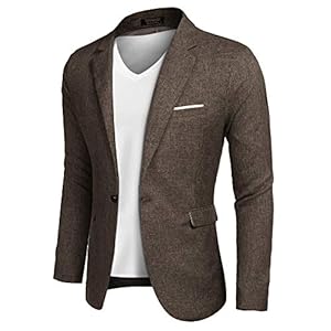 MAXMODA Herenblazer, linnenstructuur, slim fit, moderne vrijetijdsblazer, lichte jas