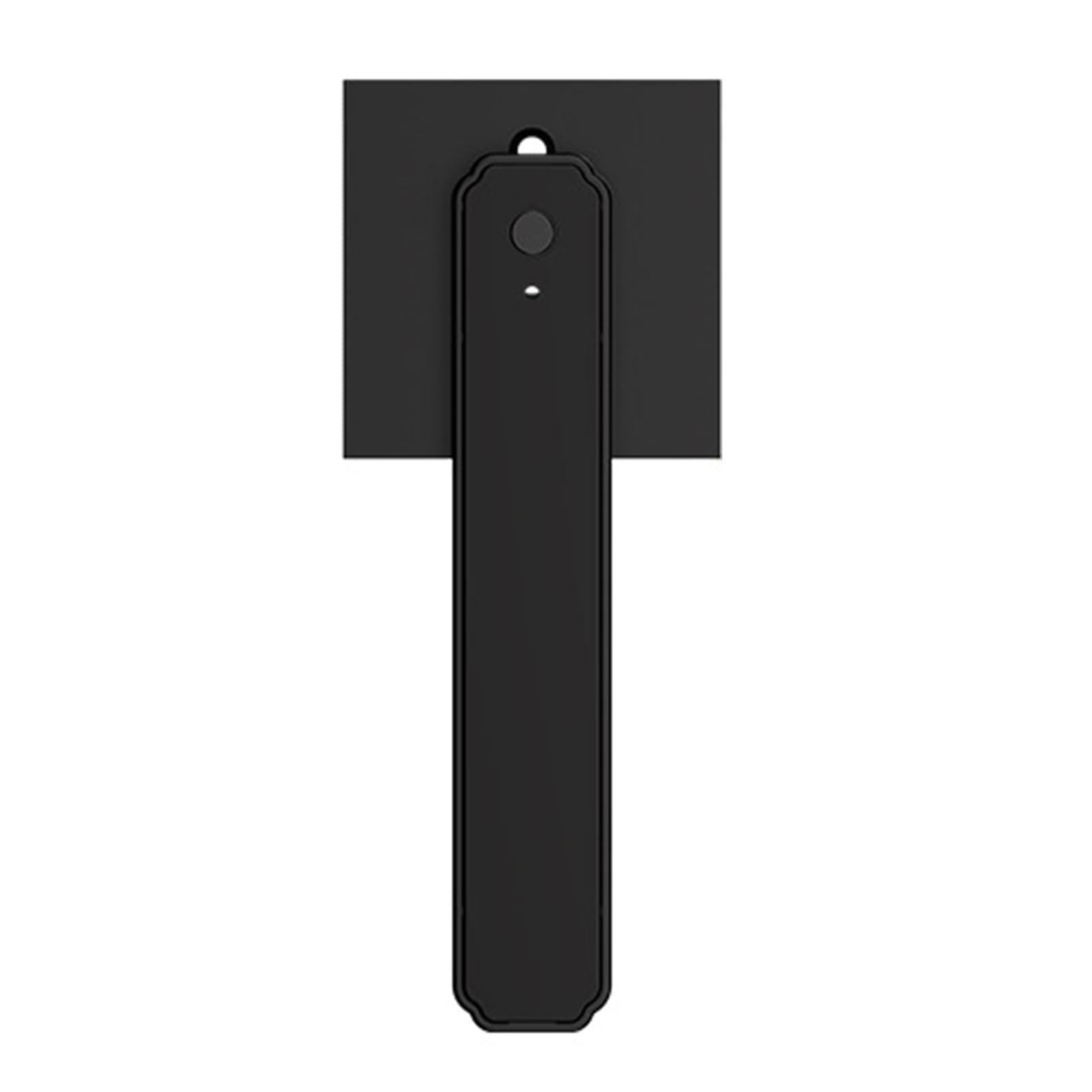 Cerradura Inteligente con Huella Digital, Control Remoto de Aplicación 5 en 1, Cerradura de Puerta Biométrica con Desbloqueo de 0,3 S, Perilla de Puerta de Entrada sin Llave con Huella (BLACK)