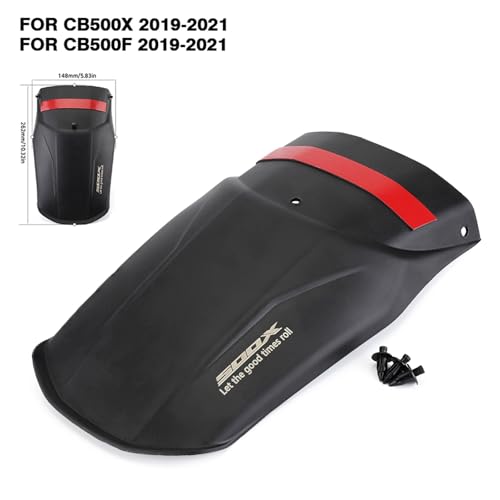 Garde-boue avant allongé CB500X finition supérieure ABS injecté - 2