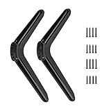 TV Stand Compatible with Samsung 32 inch Class FHD (1080P) Smart LED TV, TV Stand Legs for Samsung TV Stand Base Replacement UN32J5205AF (Black)