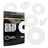 Skin Grip Freestyle Libre 2 & Lingo Sensors Cover – Compatible with Infusion Sets, Waterproof Adhesive Tape, Covers w/Cutout (Not for Libre3), Lasts 10-15 Days, CGM Sensor Patches, White