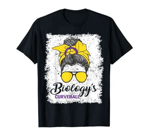 Intersex Pride Flagge Lustiges intersexuelles Zitat T-Shirt