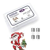 0.14 x 0.39" F5AL125V Xmax Mini Fuse-Boffdock UL Listed 5A 110V 125V 15 PCS Christmas Lights Fuse Qu