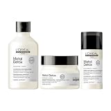 L’Oréal Professionnel Rutina con Champú, Mascarilla y Crema Leave in, para Cabello Dañado o Teñido, Color Más Duradero y Brillante, Evita la Rotura, Metal Detox
