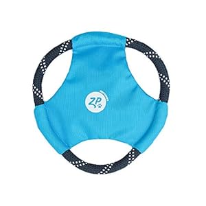 ZippyPaws-Rope-Gliderz-Durable-Outdoor-Dog-Toy-Flying-Disc Durable Flying Disc