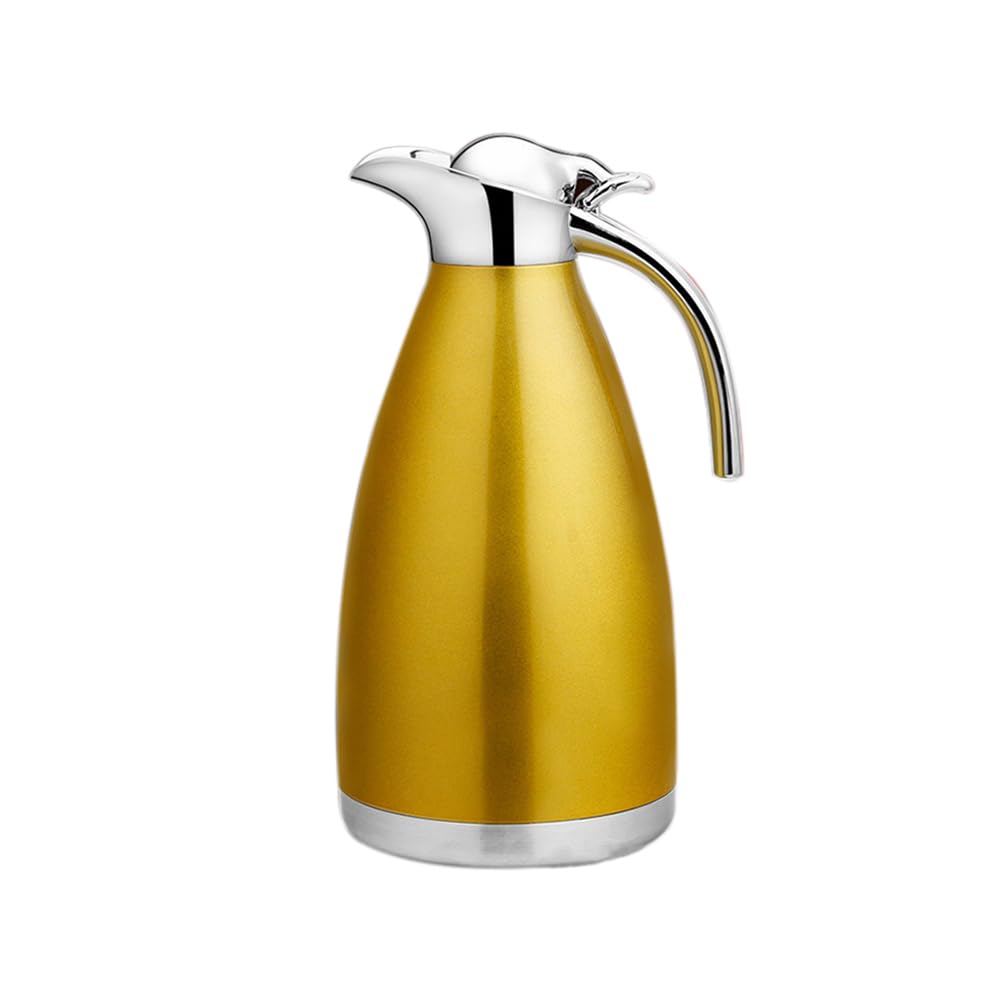 Thermos sous vide Cabilock en acier inoxydable doré gourde isotherme 1L