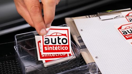 Autodomy Tarjetas Cambio Aceite Coche para Cristal Horizontal 6x5cm Personalizables | Set Pegatinas Adhesivas Mantenimiento Coche Impermeables Ideal (Cristal)