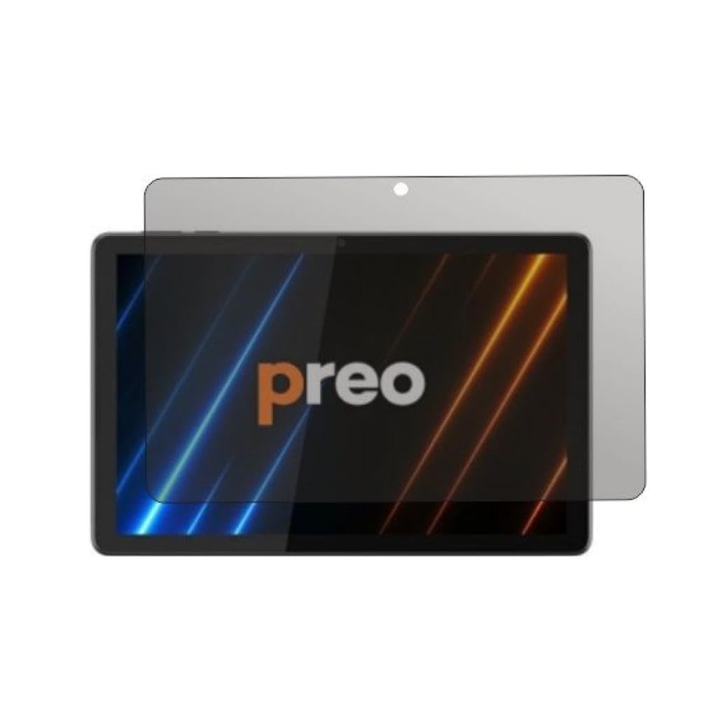 Engo Preo Ptab T10 10.1 İnç İle Uyumlu Hayalet Ekran Koruyucu, Yandan Görünmeyen Anti-Spy Gizlilik (Privacy) Koruması, 9H Temperli Nano Kırılmaz Esnek Cam, Parlama Ve Parmak İzi Önleyici