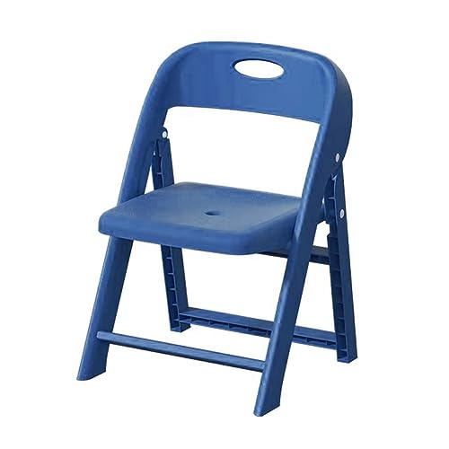 AKEMI LIVING キッズチェア ローチェア 折りたたみ椅子 ミニチェア 子供用スツール 子ども用 いす 子供用イス 豆イス 背もたれ付き ネイビー