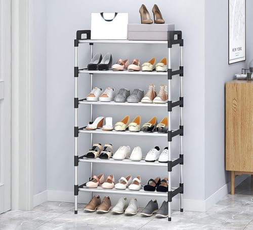 Organiseur sur pied modulable et étagère à chaussures portable gain de place