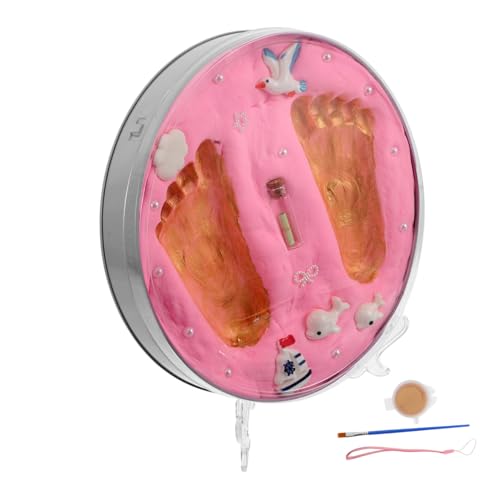 CIMAXIC 赤ちゃんの手形フレーム 保育園の足形キット 幼児の手形キット 新生児の手形キット 家族の手形記念品セット