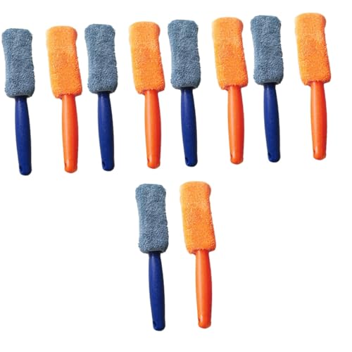 Gatuida 5 Juegos Cepillo De Coche Car Cleaning Brush Car Accessories Seat Accesorios Limpiador Neumático Balde Cepillo para Lavar Camiones Cepillo De Lavado Detallado Fibra 2 Piezas * 5